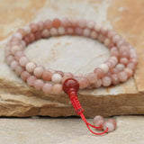 Matte Sun Stone Japa Mala