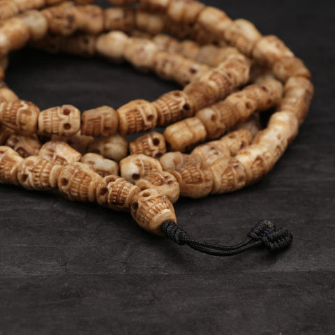 Calming Skull Stone Japa Mala