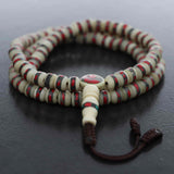 Inlaid Yak Bone Prayer Mala