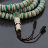 Inlaid Yak Bone Prayer Mala