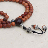 Tibetan Mantra Bayong Wood Japa Mala