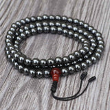 Hematite Stone Prayer Mala