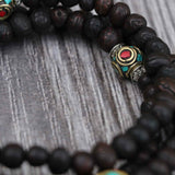 Inliad Brass Raktu seed Japa Mala