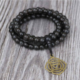 Black Obsidian Stone Prayer Mala