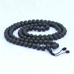 Calming Lava Stone Yoga Mala