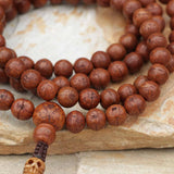 11 MM Antique Phoenix Eye Nepali Bodhi Seed Meditation Mala