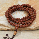 11 MM Antique Phoenix Eye Nepali Bodhi Seed Meditation Mala