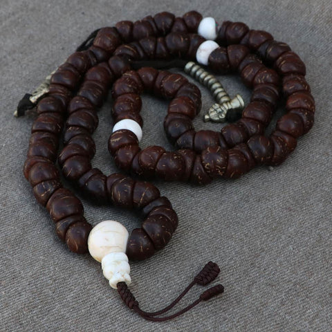 Antique One Eye Nepali Bodhi Seed Yoga Mala