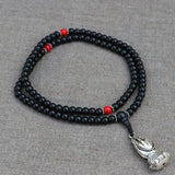 Namaste Hand Black Onyx Stone Mala