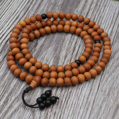 Natural Sandalwood Japa Mala