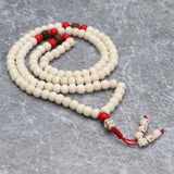 Skull Bead Yak Bone Japa Mala