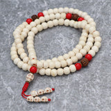 Skull Bead Yak Bone Japa Mala