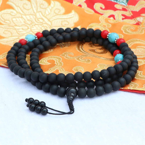 Matte Onyx Stone Prayer Mala