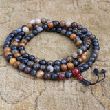 River Stone Japa Mala