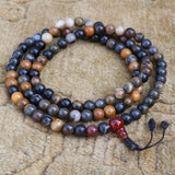 River Stone Japa Mala