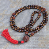 Tiger Eye Stone Prayer Mala