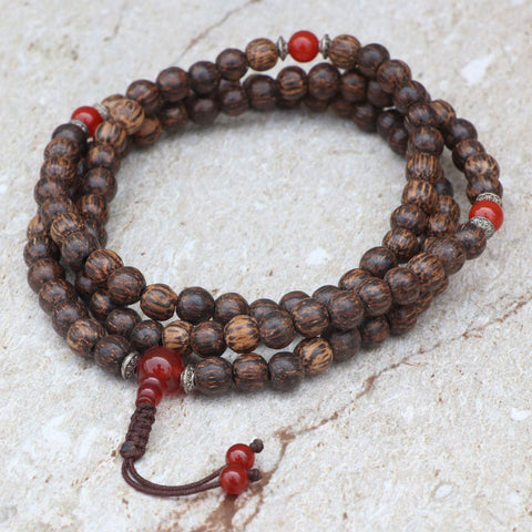 Palm Wood Japa Mala