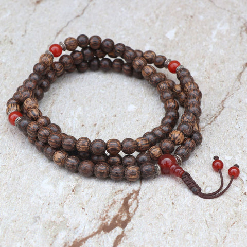 Palm Wood Japa Mala