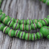 Green Inlaid Yak Bone Prayer Mala