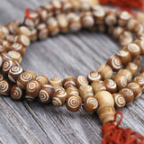 Inlaid Yak Bone Prayer Mala