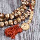 Inlaid Yak Bone Prayer Mala