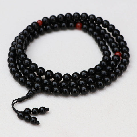 Black Onyx Stone Japa Mala