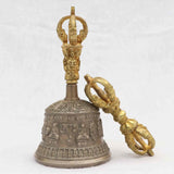 Tibetan Gold Plated Bell Handmade