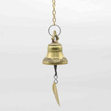 Tibetan Pure Brass Wall Hanging Bell