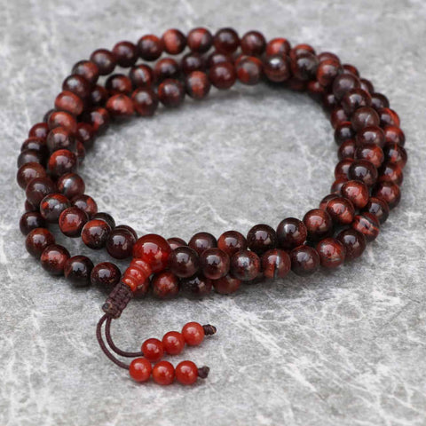 Brown Tiger Eye Prayer Mala