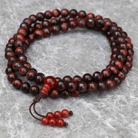 Brown Tiger Eye Prayer Mala